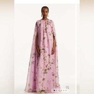 Floral Pink Maxi Dress Jardin Vue